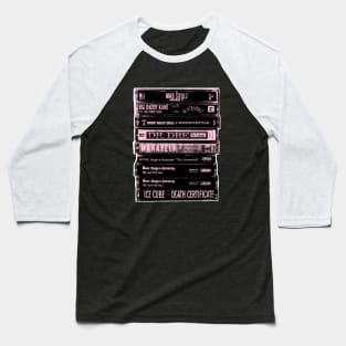 Hip Hop Cassettes Tape Baseball T-Shirt